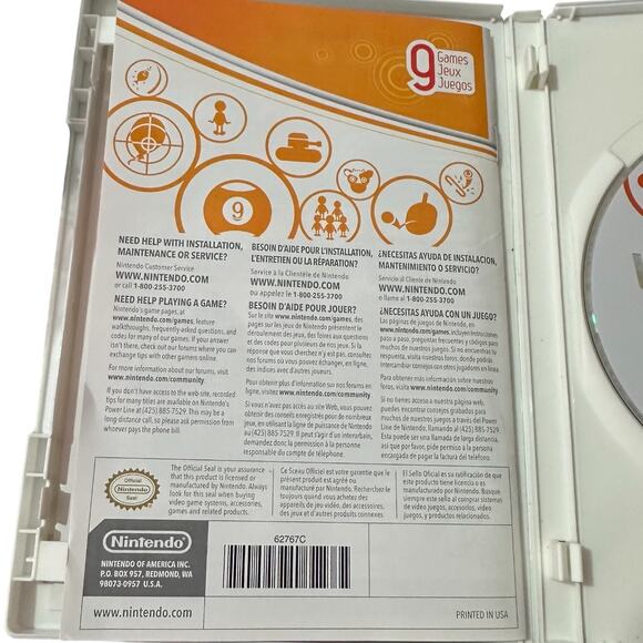 Wii Play Nintendo Wii Video Game Simulation CIB Complete Untested - Picture 8 of 11